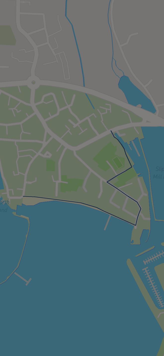 Preview of King Charles III England Coast Path: South Hayling to East Head: Emsworth Low Tide Alt Route