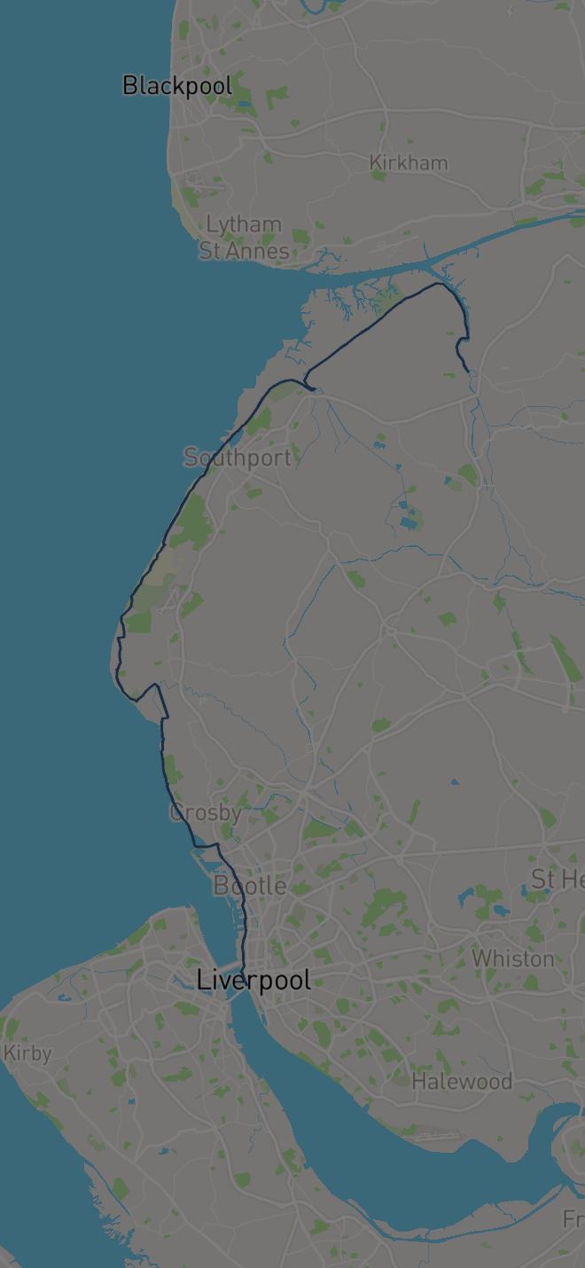 Preview of King Charles III England Coast Path: Cleveleys to Liverpool