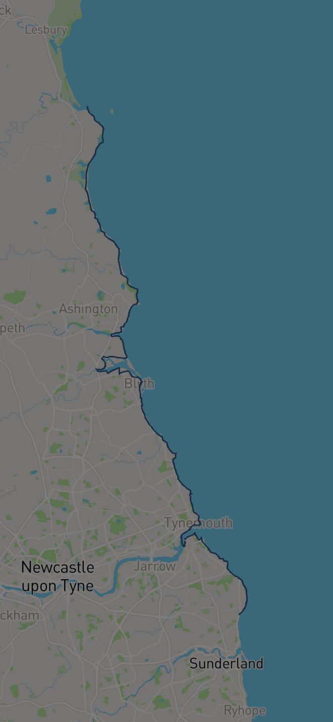 Preview of England Coast Path (South Bents to Amble)