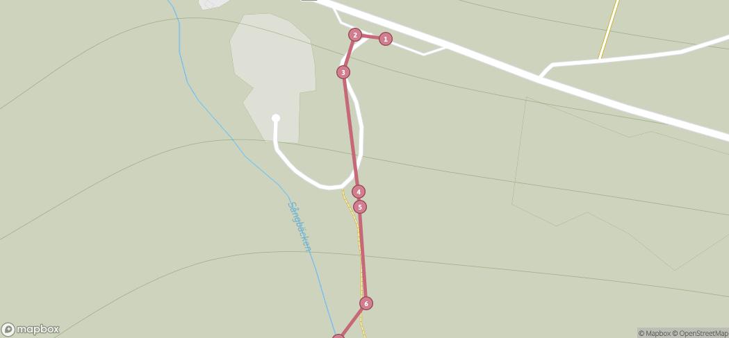 Map preview for Sångbäcksfallet 🌲💦🏔
