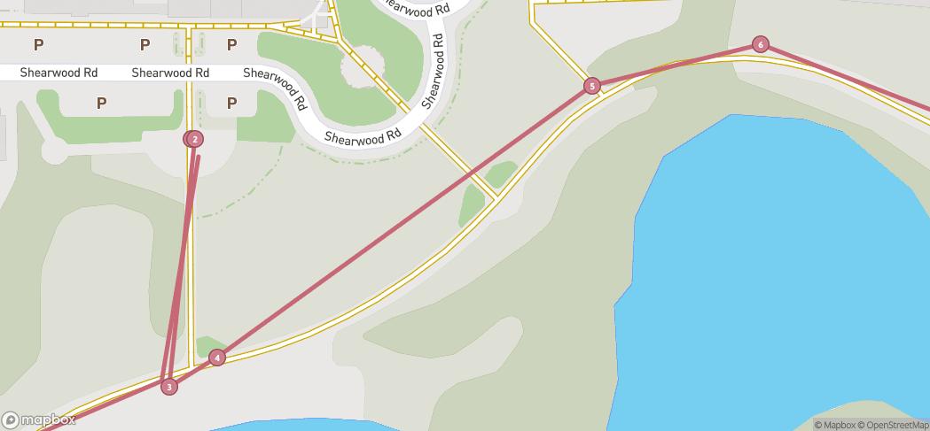 Map preview for Circuit of Peatmoor Lagoon, Swindon