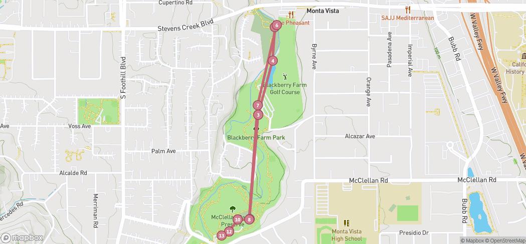 Map preview for McClellan Ranch Preserve