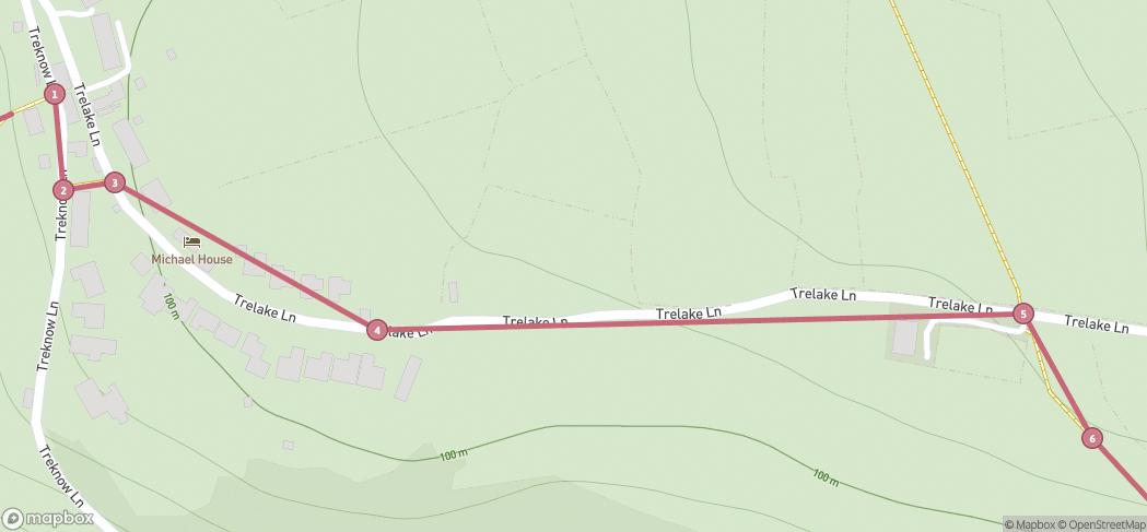 Map preview for Trebarwith Strand Circular