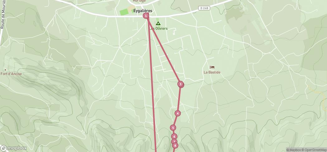 Map preview for Eygalières & Alpilles