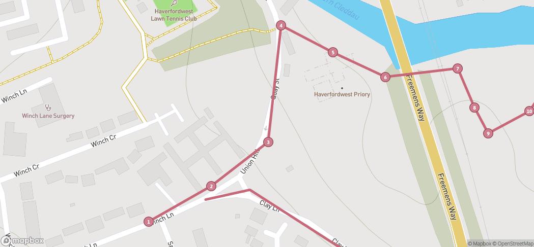 Map preview for The Priory Saltings Walk
