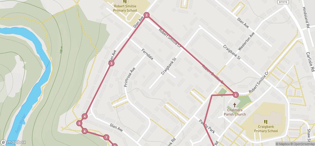 Map preview for Soul to Sole April Well-being Walk