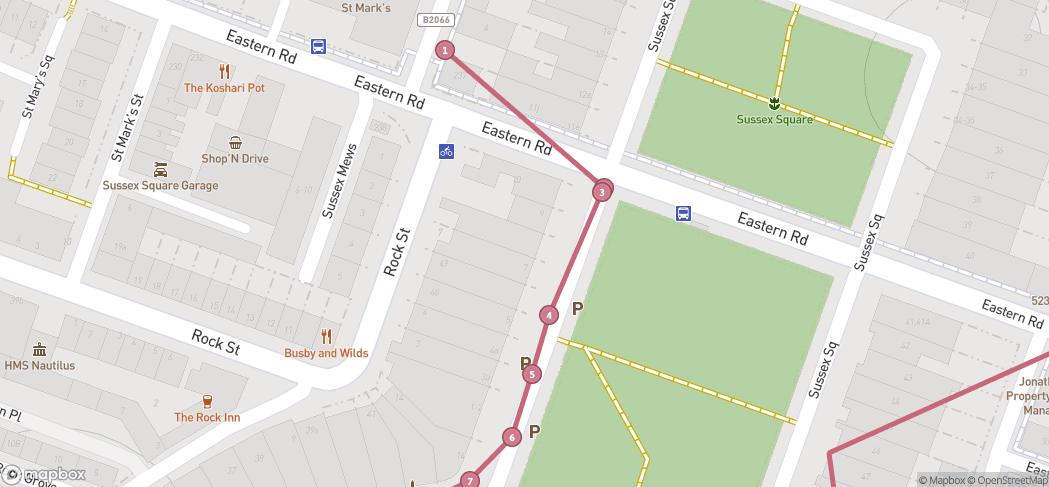 Map preview for Local history Kemptown loop