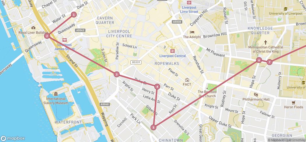 Map preview for Public Health Heritage Walk