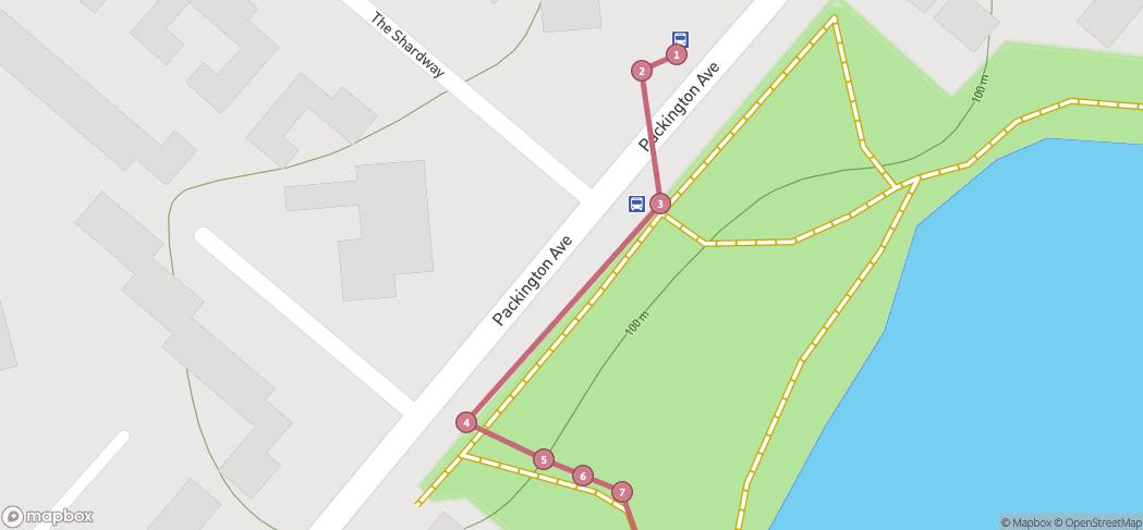 Map preview for Kingfisher Park Short Walk