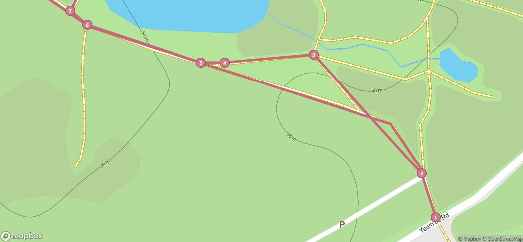 Map preview for Calderstones Park Circular Walk
