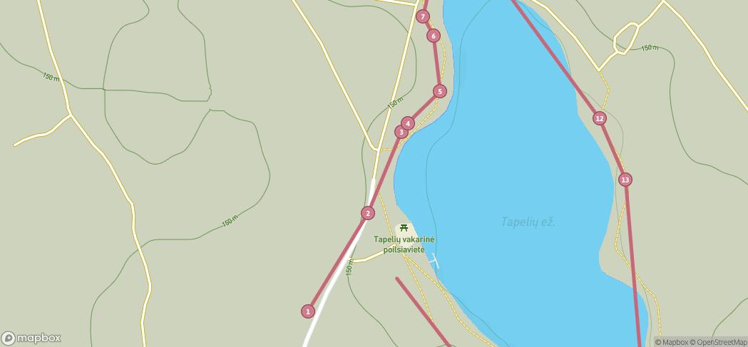 Map preview for Woodland stroll & wild swim