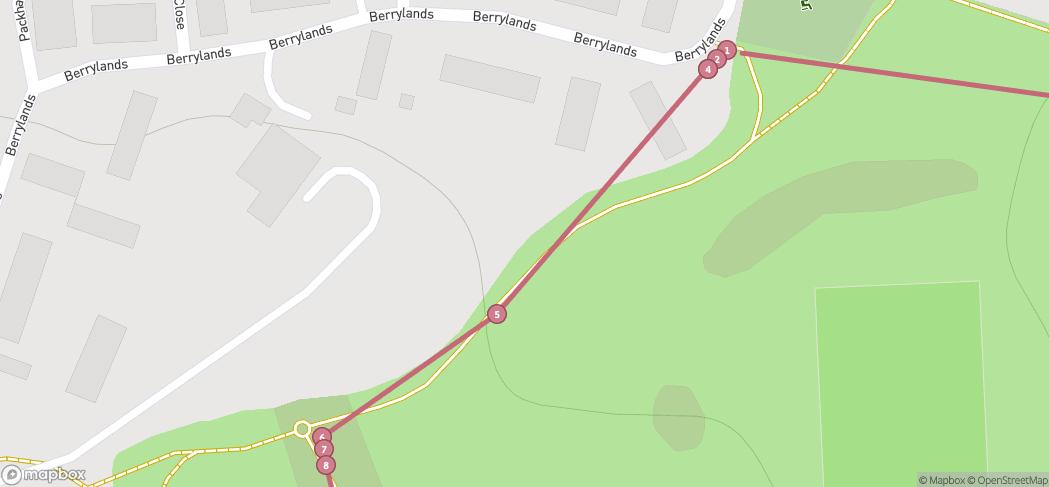 Map preview for Goddington Park Easy Circular