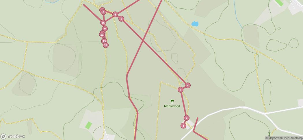 Map preview for Monkwood Nature Reserve