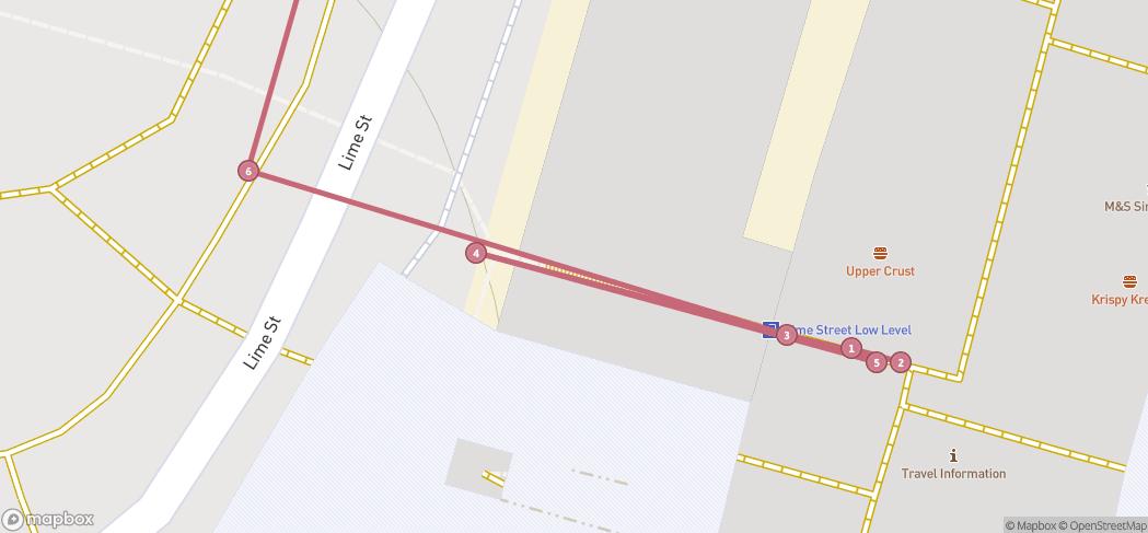Map preview for Liverpool Slave Trade History Trail