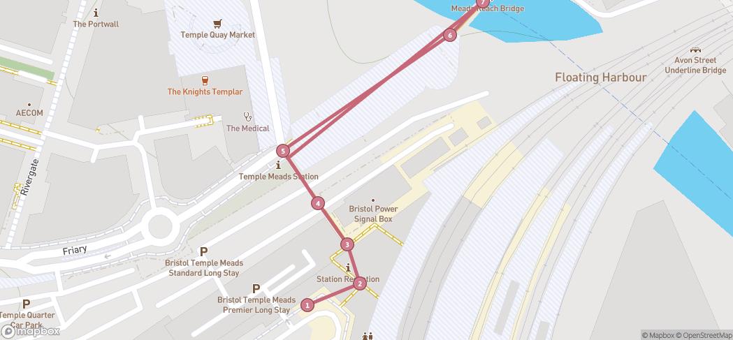 Map preview for Bristol Bath Railway Path Step-free