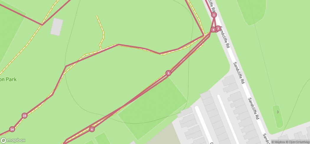 Map preview for Harrison Park Walk