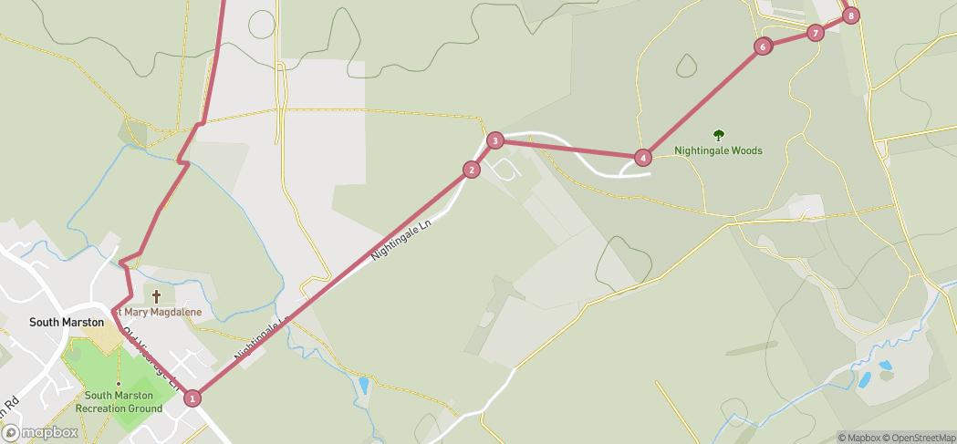 Map preview for South Marston circular
