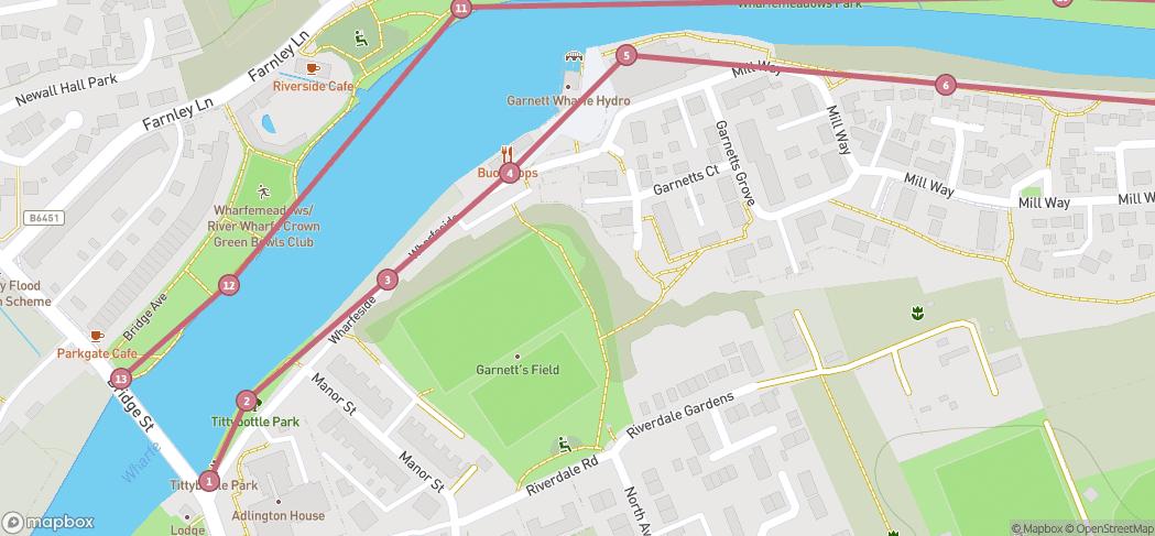 Map preview for River Wharfe Circular