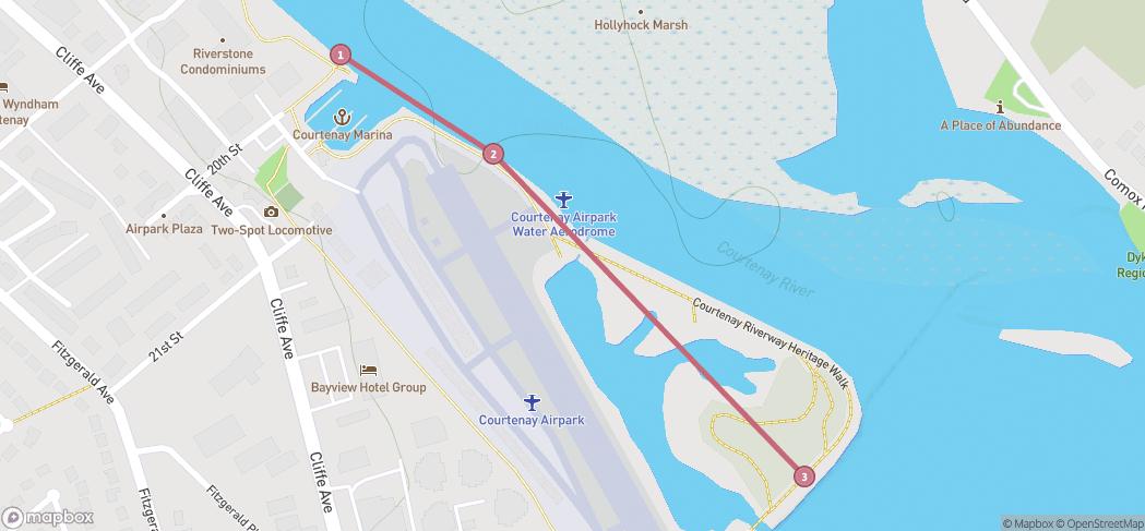 Map preview for Waterside walk