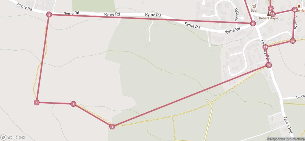 Map preview for A walk with everything you want.