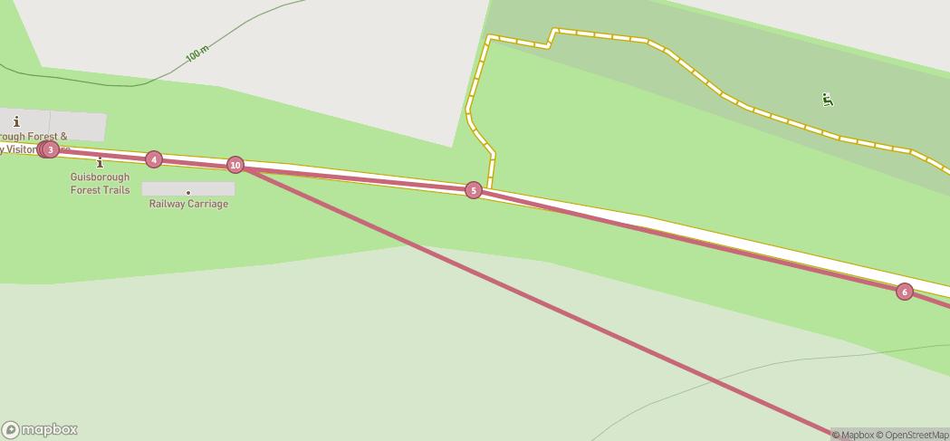 Map preview for Guisborough Walkway Step-Free