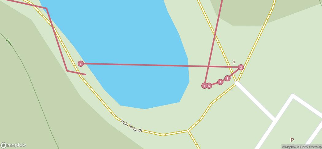 Map preview for Connaught Water, Epping Forest