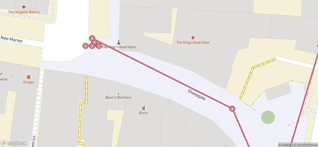 Map preview for The historic  plaques of Beccles