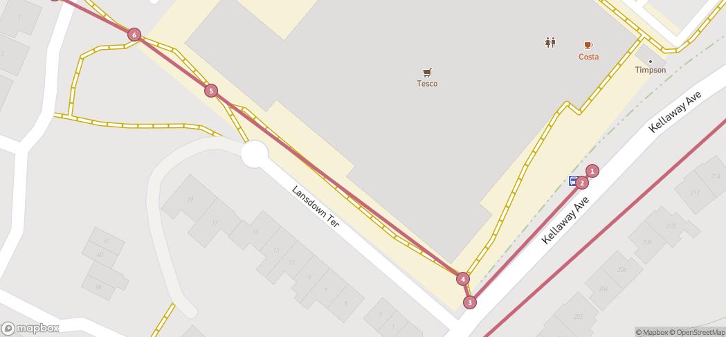 Map preview for Horfield Common & Golden Hill Loop