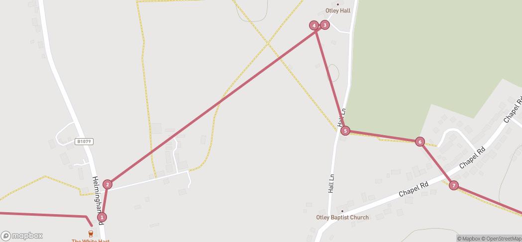 Map preview for A walk around Otley