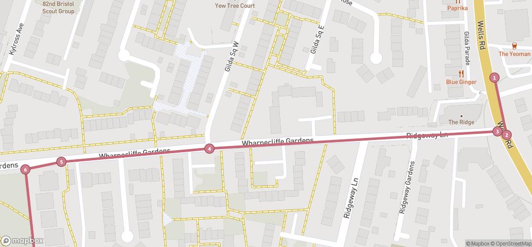 Map preview for Bristol Ring Section 3