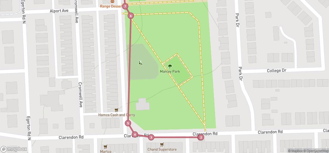 Map preview for KPS to Asheville Surgery