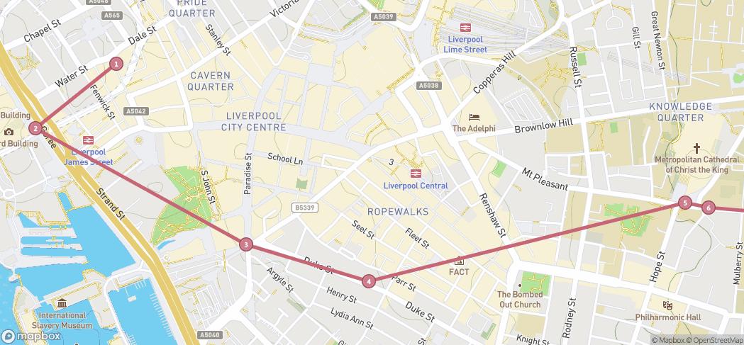 Map preview for Public Health walk