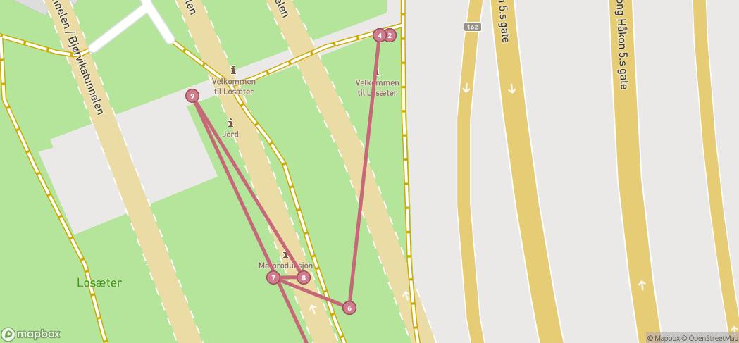 Map preview for Losæter city farm