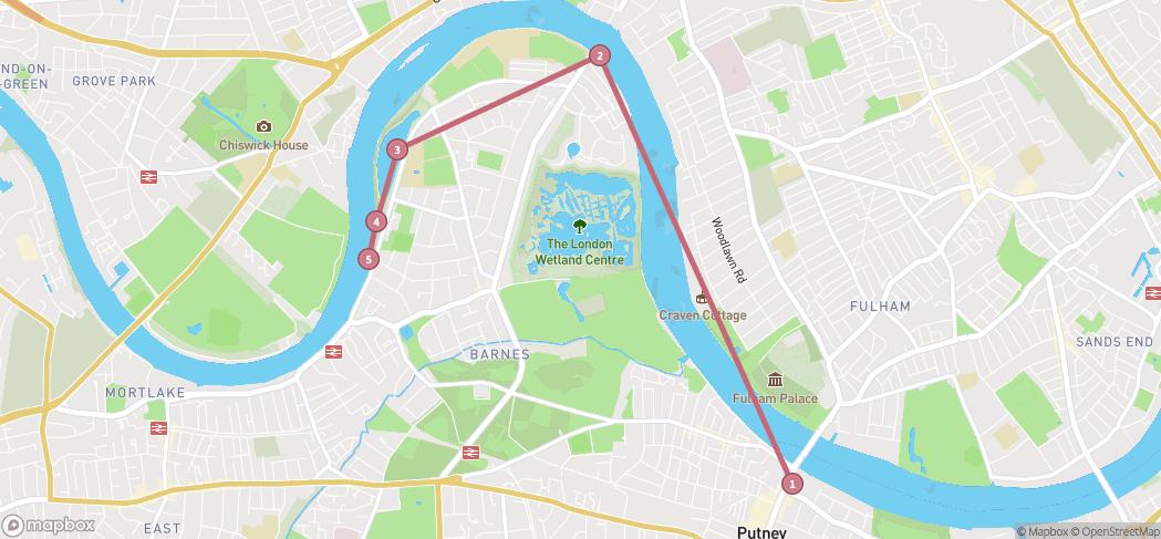 Map preview for Barnes River wandering