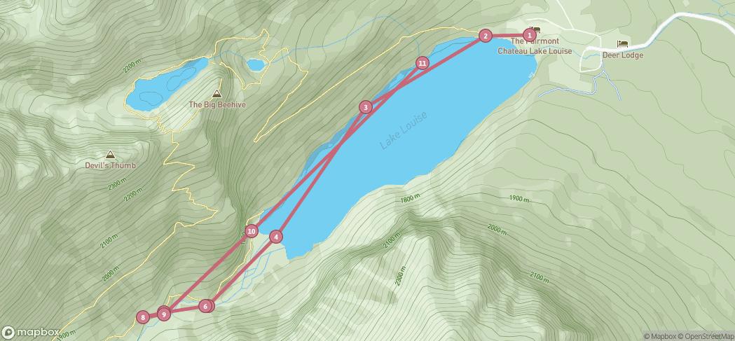 Map preview for Lake Louise