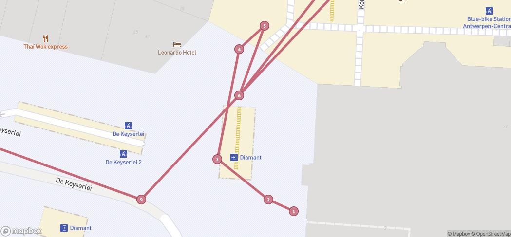 Map preview for An Urban Planner’s Tour of Antwerp