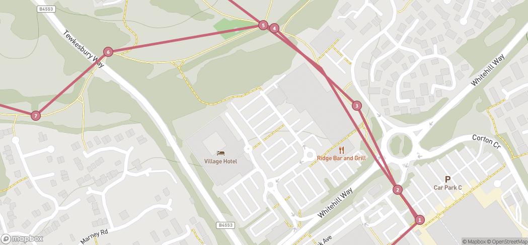 Map preview for West Swindon “Westie” walk