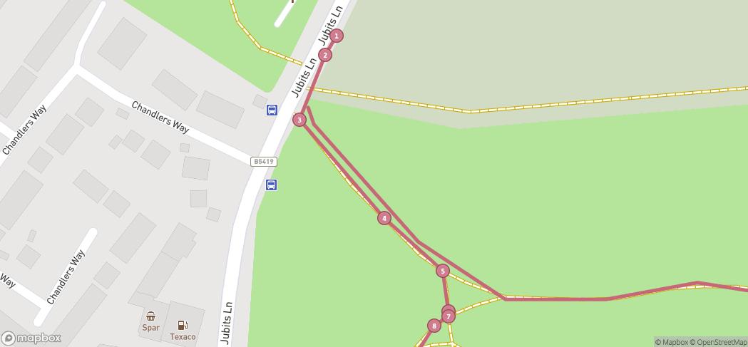 Map preview for The Dream & Bold Forest Park Walk