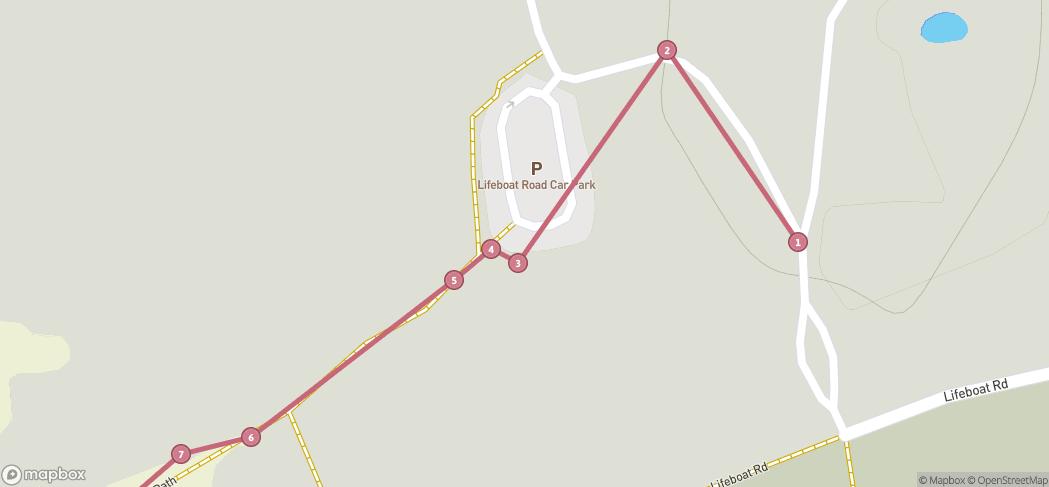 Map preview for Formby Beach Circular Walk