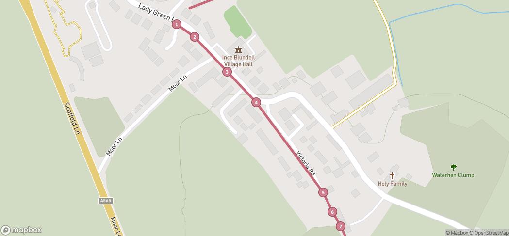 Map preview for Ince Blundell Wander
