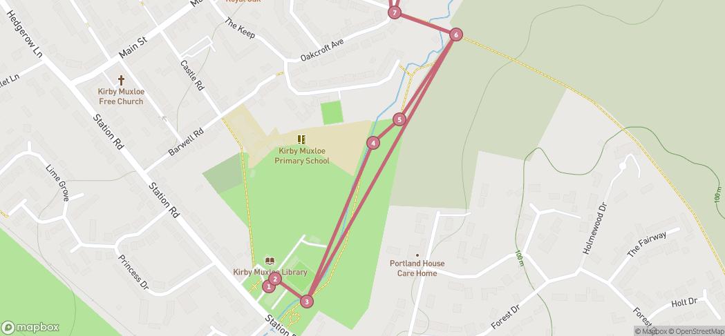 Map preview for Kirby Muxloe, Groby and Ratby