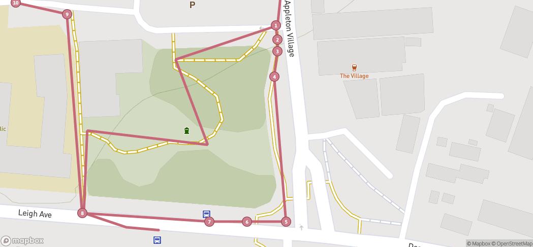 Map preview for Meandering & Mysteries in Widnes