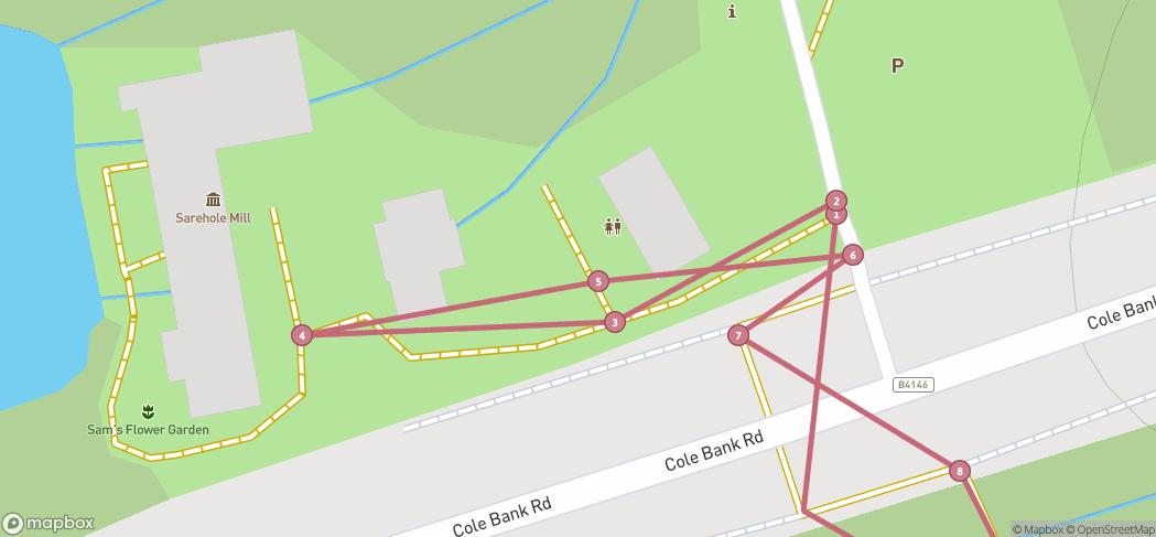 Map preview for Hall Green Naturehood Trail